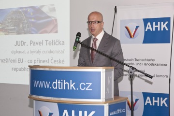 Výroční členská schůze 2014, host Pavel Telička, diplomat a bývalý eurokomisař