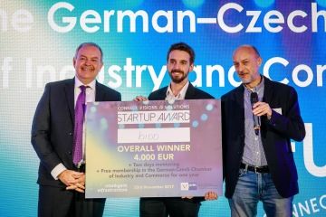 Winners' Night 2017 v pražské Galerii Mánes: španělský startup Bioo se stal celkovým vítězem soutěže „Connect Visions to Solutions“