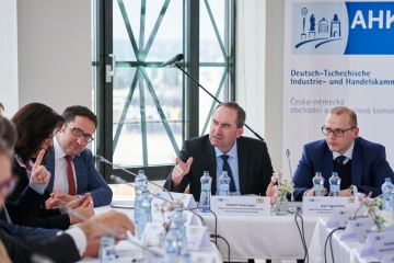 Hubert Aiwanger, bavorský Státníý ministr hospodářství, rozvoje venkova a energie na návštěvě v ČNOPK (20.05.2019)