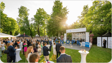 Jubilejní Letní slavnosti ČNOPK se 29.06.2023 v Královské zahradě Pražského hradu zúčastnilo 1200 hostů